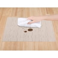 thumbnail image 3 of REGALWOVEN Placemats Set of 6 Placemats for Kitchen Dining Table Decor Washable Table Placemats Wipeable Table Mat Beige 18*12Inch, 3 of 7