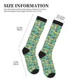thumbnail image 5 of Bixox Animals with Leaf Print Compression Socks,Compression Socks Women & Men Circulation for Medical,Running,Athletic, 5 of 7