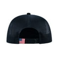 thumbnail image 3 of Unisex V2 Embroidered And Laser-Engraved Taurus Zodiac (April 20, May 20), 5-Panel Trucker Hat, Black/Black, Adjustable Fit, 3 of 3