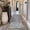 WHITE, variant on World Rug Gallery Minimal Stripe Geometric Shag Rug – Anthracite Dark Gray – Medium Pile – Cozy & Modern - ANTHRACITE 2'3"x8'
