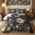 thumbnail image 2 of Manfei Gradient Botanical Flower Quilt Full 3-Piece,Spring Garden Full Bedspread Sets,1 Coverlet and 2 Pillowcases, 2 of 7