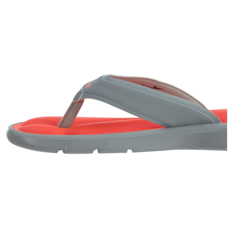 NIKE Women s Ultra Comfort Thong Sandal Wolf Grey Hyper Punch