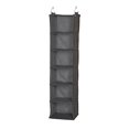 thumbnail image 2 of Household Essentials 66412 Linen 6 Shelf Hanging Closet Organizer, Gray, 2 of 10