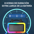thumbnail image 5 of "Bocina Karaoke Altavoz Bluetooth Portátil Con 2pcs Microfono Lab.G, Negro ", 5 of 5
