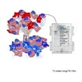thumbnail image 3 of VOAVEKE Red White Blue Star And Flag Lights Battery Operated USA Flag Patriotic Decorations For Indoor Outdoor Memorial Day 4th Of July Independence Day, 3 of 5