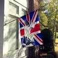 thumbnail image 2 of Great Dane with English Union Jack British Flag Flag Canvas House Size, 2 of 2