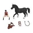 thumbnail image 2 of Horse Rodeo Figurine Toy, Children Kids, Simulated Rider Model, Home Decoration And Toys, Teaching Props For Interaction, 2 of 8