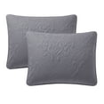 thumbnail image 5 of VCNY Home Solomun 3-Piece Grey Pinsonic Damask Quilt Set, King, Adult, Unisex, 5 of 5