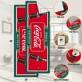 thumbnail image 3 of Ottomanson Coca-Cola Vintage Machine Washable Non-Slip Rubberback 2x5 Runner Rug, 20"x 59", Red/Multi, 3 of 7