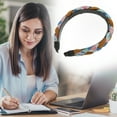 thumbnail image 2 of Unique Bargains 1 Pc Toothed Woven Headbands for Women Coffee Color, 2 of 6