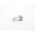 thumbnail image 2 of Heaven Crafts Genuine Amazonite Ring 925 Sterling Silver Handmade Designer Jewelry Boho Ring For Women, 2 of 5