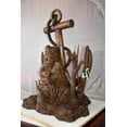 thumbnail image 6 of Anchor On Ocean Floor Among Fish Bronze Statue  Size: 32" x 27" x 41"H, 6 of 12