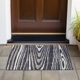 thumbnail image 6 of Addison Rugs Chantille Indoor/Outdoor Transitional Nature Black Washable Rectangle Rug, 1'8" x 2'6", 6 of 6