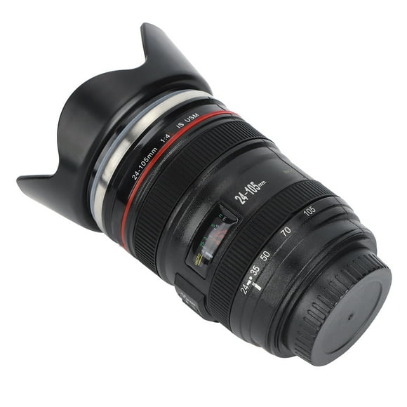 Copa De Lente, Acero Inoxidable Con Tapa Retráctil, Taza Para Cámara, Fotógrafo Para Regalo
