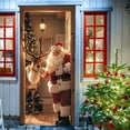 thumbnail image 4 of Taicans ‌Christmas Door Cover 71x35in - Santa Claus with Gifts & Snow Scene,Waterproof & Reusable Holiday Decor for Home/Store,Easy to Hang,Perfect for Christmas Party & Festive Season Decorations, 4 of 6