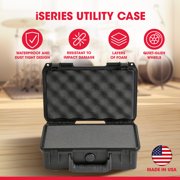 SKB iSeries 1006-3 Waterproof Compact Hard Case with Cubed Foam for Travel Storage
