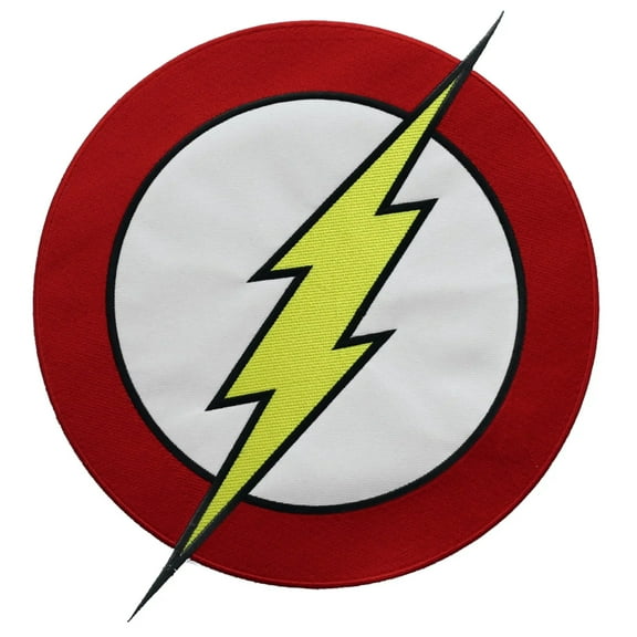 Official DC Comics Back Patch The Flash Logo Embroidered - XL Large