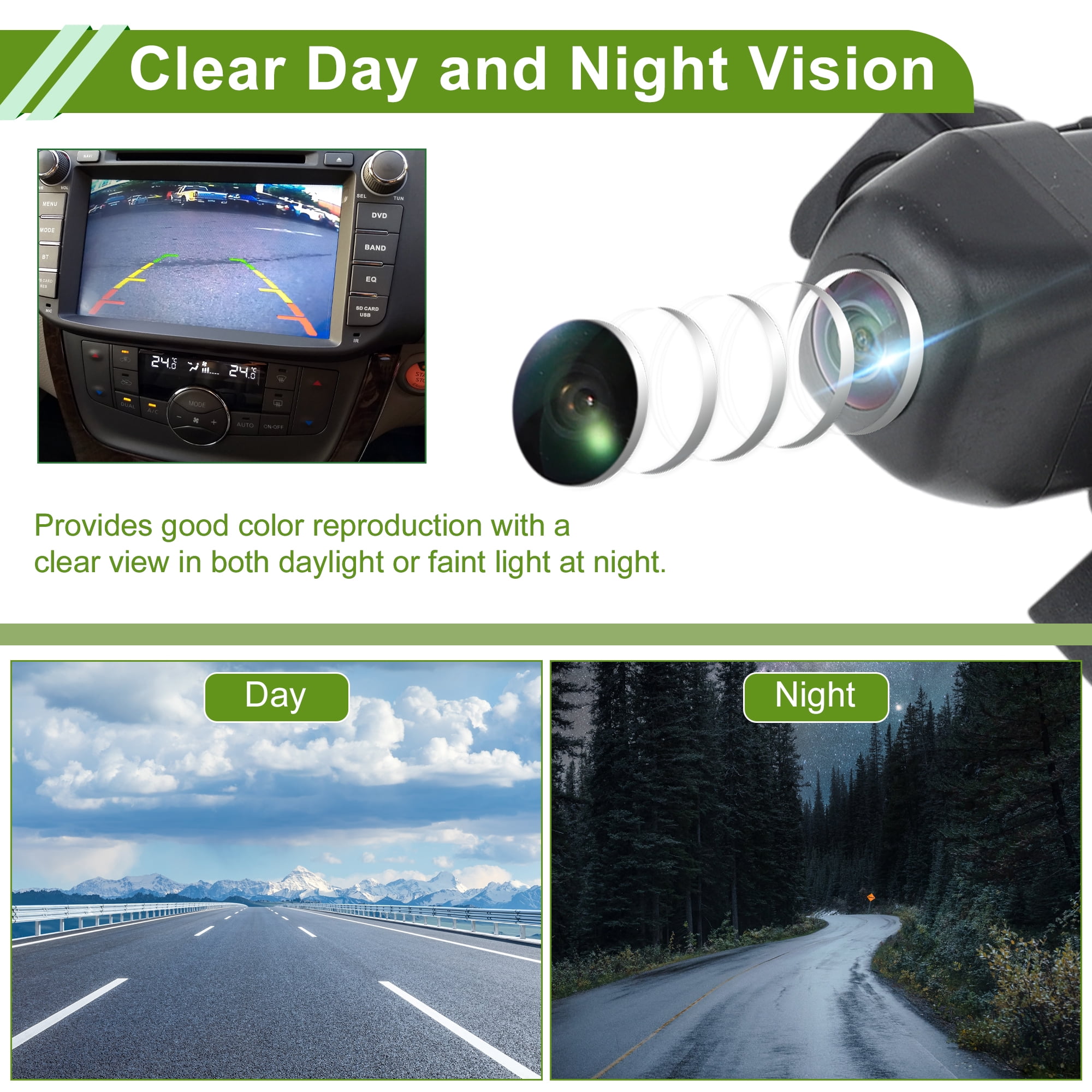 Unique Bargains Car Park Assist Rear View Backup Camera for Hyundai Santa Fe 2021-2023
