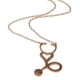 thumbnail image 4 of Collar colgante Estetoscopio Fernando acero Inoxidable oro rosa, 4 of 6