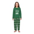 thumbnail image 4 of Family Matching Christmas Vacation Pajama Set, Green Holiday Truck Design with Festive Pants, 4 of 7