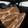 thumbnail image 4 of Giraffe Pattern (1) Car Rear Seat Cover, Suitable for Automobiles SUV、 General Motors Back Seat Protectors for Cars, Trucks, 4 of 6