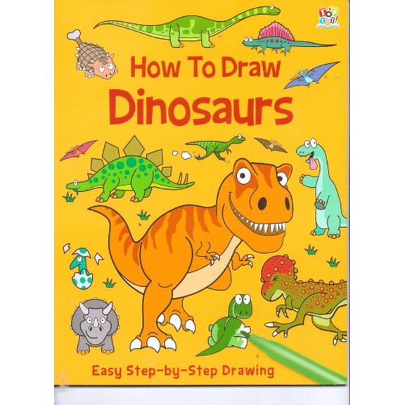 Pre-Owned How to Draw Dinosaurs (Easy Step-by-Step Drawing), 9781782442998, 1782442995, Paperback,