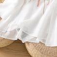 thumbnail image 5 of Womens Casual Summer T Shirts Crew Neck Basic Fashion Y2K Spring 2026 Linen Tops Half Sleeve Embroidered Print Tees, 5 of 7