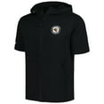 thumbnail image 2 of Men's Levelwear Black Baltimore Orioles Recruit Short Sleeve Full-Zip Hoodie, 2 of 3