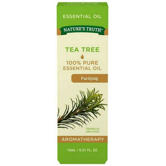 Nature's Truth Aromatherapy 100% Pure Essential Oil, Tea Tree 0.51 oz (Pack of 2)