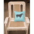 thumbnail image 2 of Carolines Treasures BB8058PW1818 Black Bengal Goat Blue Check Fabric Decorative Pillow, 18 x 18 in., 2 of 2