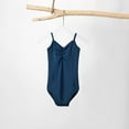 thumbnail image 2 of AUNVITO Girls High Elastic Ballet Leotard Backless Spaghetti Strap Gymnastics Romper Shorts Solid Color Dance Outfit, 2 of 3