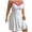 White, variant on Women's Plus Size Nightgowns Spaghetti Strap V Neck Lace Trim Ribbed Knit Sleeveless Sleep Dress Heart Printed Cami Sleepshirts