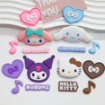 thumbnail image 2 of Accesorios de goma suave con diseño de dibujos animados de Sanrio Kulomi Melody KT, funda para teléfono móvil, hebilla para zapatillas, material decorativo, 2 of 5