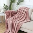 thumbnail image 4 of Cotton Throw Blanket Large 50"x70" Gifts for Women 100% Muslin for Couch Breathable Gauze All Season Soft and Lightweight Pre-Washed (Light Tan), 4 of 7