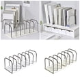 thumbnail image 3 of tegongse Desktop File Organizers Metal Wire Magazine Stand Bookshelf for Desk 6 Slot File Sorter Organizers Rack 14.5x5.7x5.3Inch, 3 of 15
