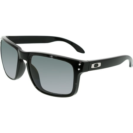 Oakley Men's Polarized Holbrook OO9102-02 Black Square Sunglasses ...