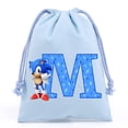 thumbnail image 5 of Nuevas bolsas con cordón de Sonics, bolsos para niños con estampado de letras en inglés de dibujos animados, bolsas de almacenamiento con cordón, regalos de cumpleaños para niños, 5 of 5