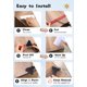 thumbnail image 5 of Protectores de esquinas y protectores de bordes para muebles, protectores de bordes suaves para seguridad infantil, acabado transparente, protección ajustable para todas las esquinas y bordes de, 5 of 5