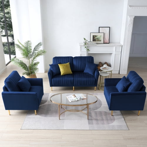 Navy Blue Sofa Set | Cabinets Matttroy