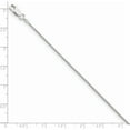 thumbnail image 2 of Sterling Silver Rhodium-Plated 1mm Round Snake Chain (30 X 1) Made In India qsn030r-30, 2 of 5