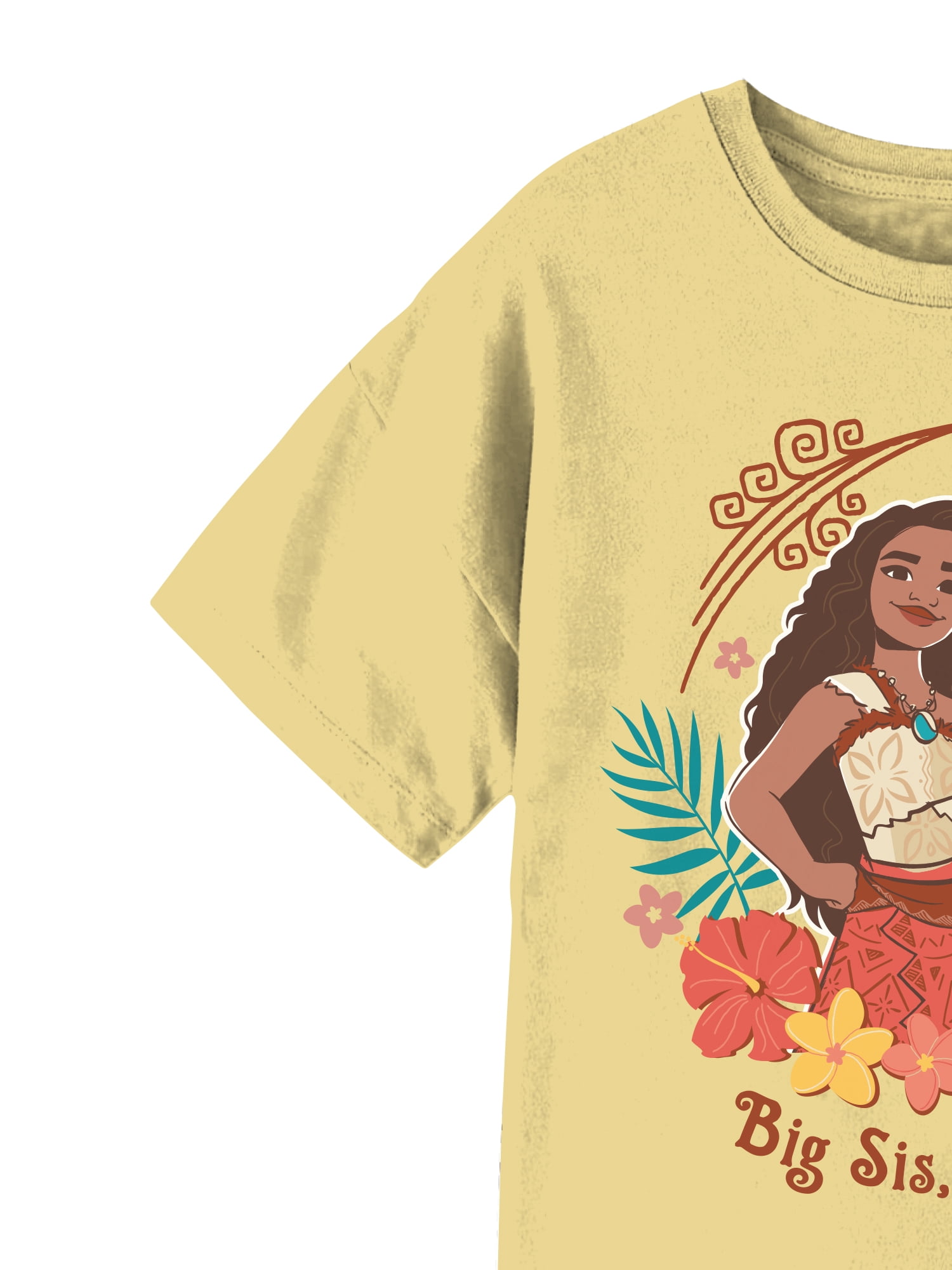 Moana Sisters Love Girls Short Sleeve Graphic T-Shirt, Sizes 4-16