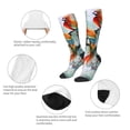 thumbnail image 3 of Fuzoiu Exotic Birds Forest Print Adult Stockings,Crew Socks,Unisex Fashion Socks, Casual Sports Socks,Comfortable Crew Socks for Everyday Wear and Sports, 3 of 6