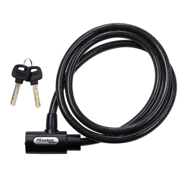 Candado para bicicleta Master Lock 8364DCC, 1,5 m, con llave negra