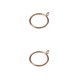 thumbnail image 2 of Advancent 10 piezas ganchos para cortina ventana colgante cortinas de ducha anillos percha resistente cortina hogar dormitorio sala de estar Oro 2piezas, 2 of 6