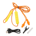 thumbnail image 1 of LOVEVER Ear Plugs Bluetooth Earphone for Work  Noise Suppression  Hearing Protection Construction Sites  Noisy Places Orange, 1 of 9