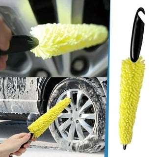 Universal Car Wash Wheel Brush Wool Brush Wheel Tire Brush Car Cleaning  Brush