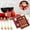 E, variant on Holloyiver 4Pcs Christmas Coffee Spoons withRed Gift Box Creative Christmas Tree Santa Star Stainless Steel Spoons for Dinner Tableware Dessert Tea Soup Stirring Spoon Practical Xmas Gift