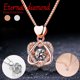 thumbnail image 1 of onlyliua Liquidación Collar y Colgante de Corazón y Cristales, Regalo de Joyería para Mujer, 1 of 2