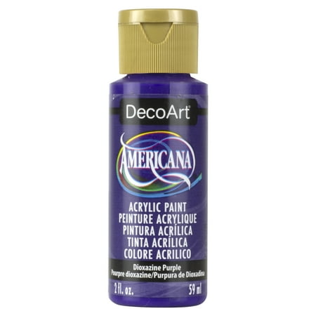 UPC: 0016455201305 | DecoArt Americana Acrylic Paint 2 oz. Dioxazine Purple (Semi-Opaque)
