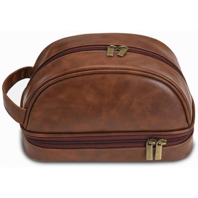 1 Uds bolsa de maquillaje bolsa de maquillaje portátil bolsa de almacenamiento de gran capacidad neceser de viaje capacidad, bolsa de cosméticos impermeable de cuero Pu